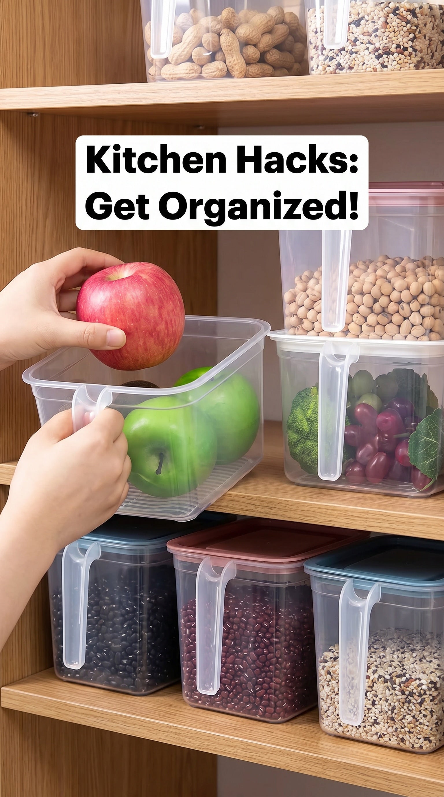 Unbreakable kitchen storage Basket (Pack of 6)